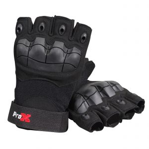 X-GRIPZ Hard Knuckle Fingerless Gloves - For Truss and Stage Performance