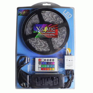 Xstatic 300 RGB LED Strip kit 16.5FT  Remote control & power supply included