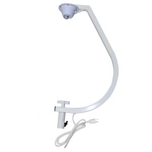 White 20" Mirror Ball Hook with 1 RPM Motor