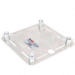 12" X 12" F34 8mm Aluminum Top Plate W-Slots and Mounting Holes for Totems and Ends