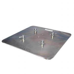 24" x 24" Aluminum Base Plate Fits Most Manufacturers F34 Trussing W/Conical Connectors