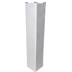White 4.92ft 1.50 meter Lycra Cover Scrim Sleeve fits 12" Quad Box Truss Segment